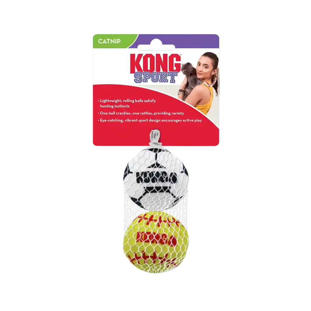 Kong Gato Pelota Sports X 2 Surtida