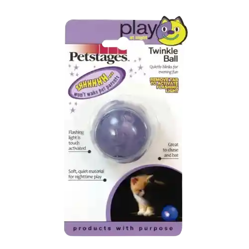 Petstages Gato Nightime Pelota Con Luz