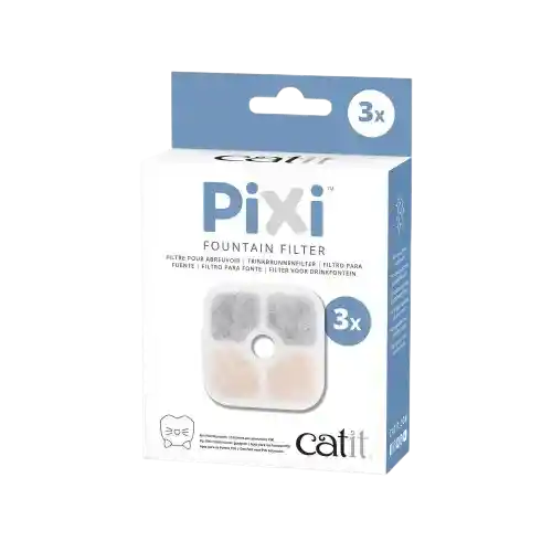 Repuesto Filtro Pixi Fuente De Agua X 3 Und