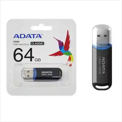 Memoria Usb Adata C906 64gb 2.0 Classic Negro