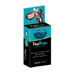 Pet Poop Bag Animal Lover Caja X 3 Rollos