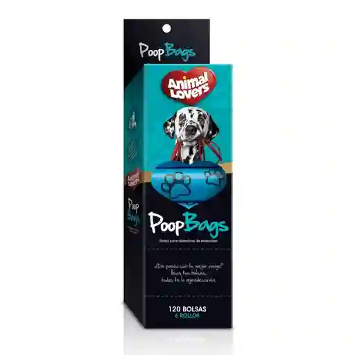 Pet Poop Bag Animal Lover Caja X 6 Rollos