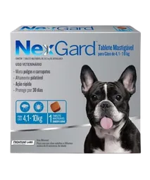 (2) Nexgard M (4.1-10 Kg) Azul, Gratis Pañitos Hum X 50 Unids.