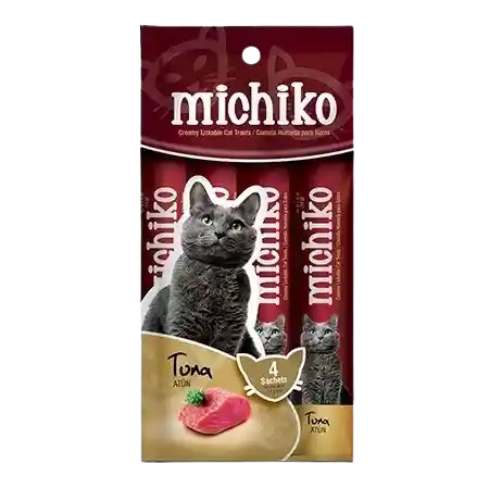 Br For Cat Michiko Sobre X 4 Sachets Atun X 14 Gr