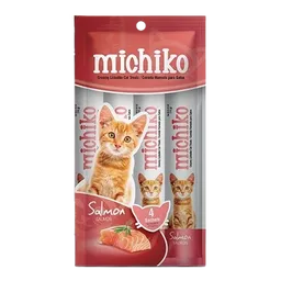 Br For Cat Michiko Sobre X 4 Sachets Salmon X 14 Gr