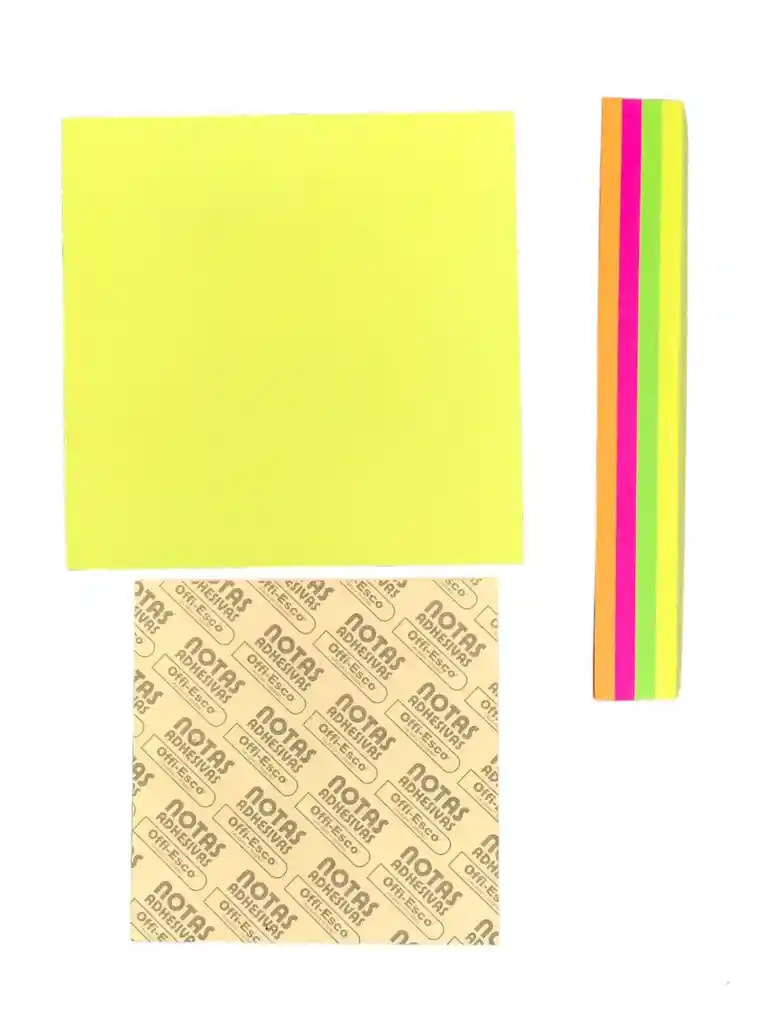 Notas Adhesivas Post-it Neon Multicolor 100 Hojas 76 X 76 Mm Oe-361