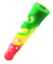 Pipa De Vidrio Con Recubrimiento De Silicona Recta