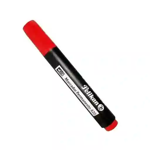 Marcador Permante Pelikan 420 Rojo