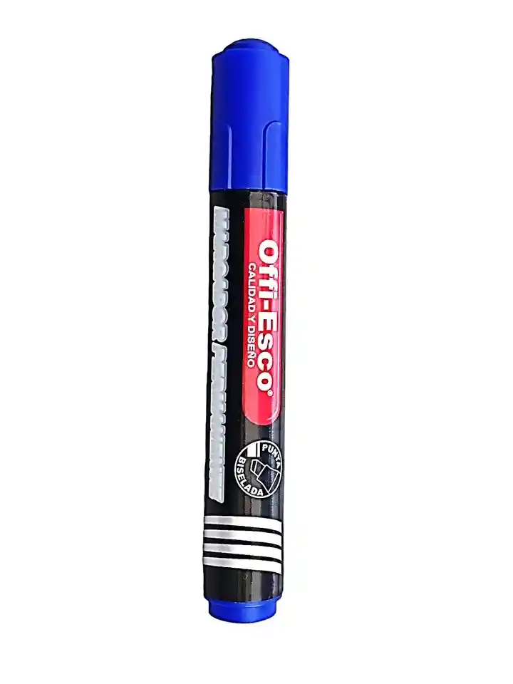 Marcador Permanente Offi-esco Oe-522 Azul