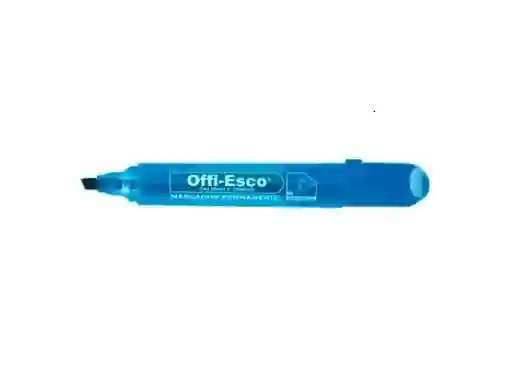 Marcador Permanente Offi-esco Oe-520 Azul