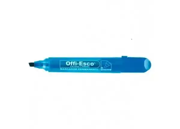 Marcador Permanente Offi-esco Oe-520 Azul