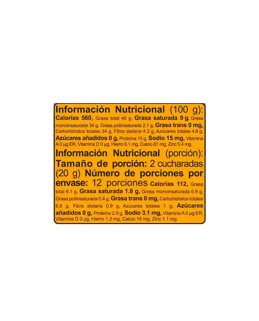 Flexible De Marañon Canela Y Especias Nutti 100 Gr