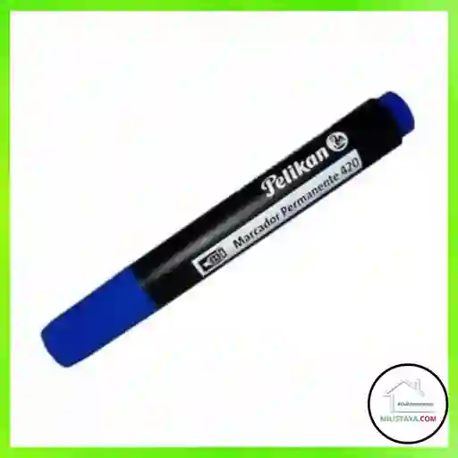 Marcador Pelikan 420 Azul Permante