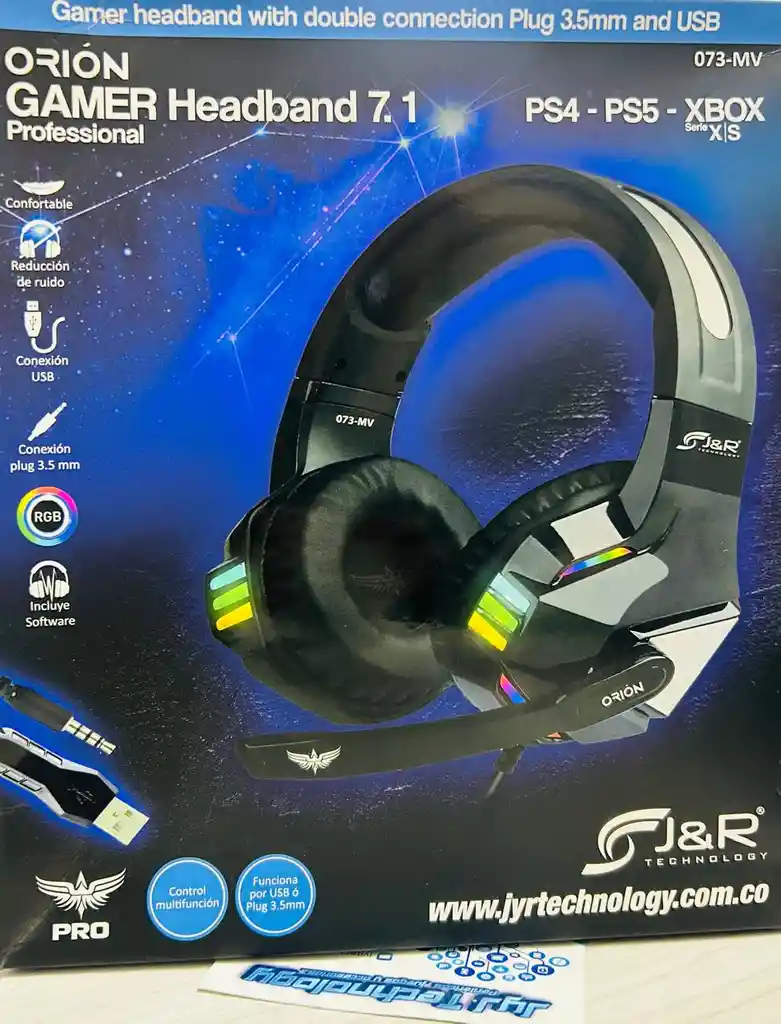 Diadema Gamer 073-mv Para Pc, Consolas Y Dispositivos Moviles