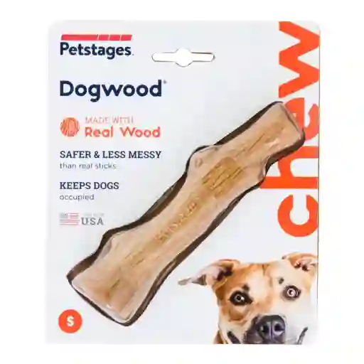 Petstages Perro Doogwood Palo Madera Small