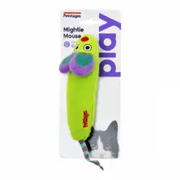 Petstages Gato Mordedero Catnip Green Magic Mouse