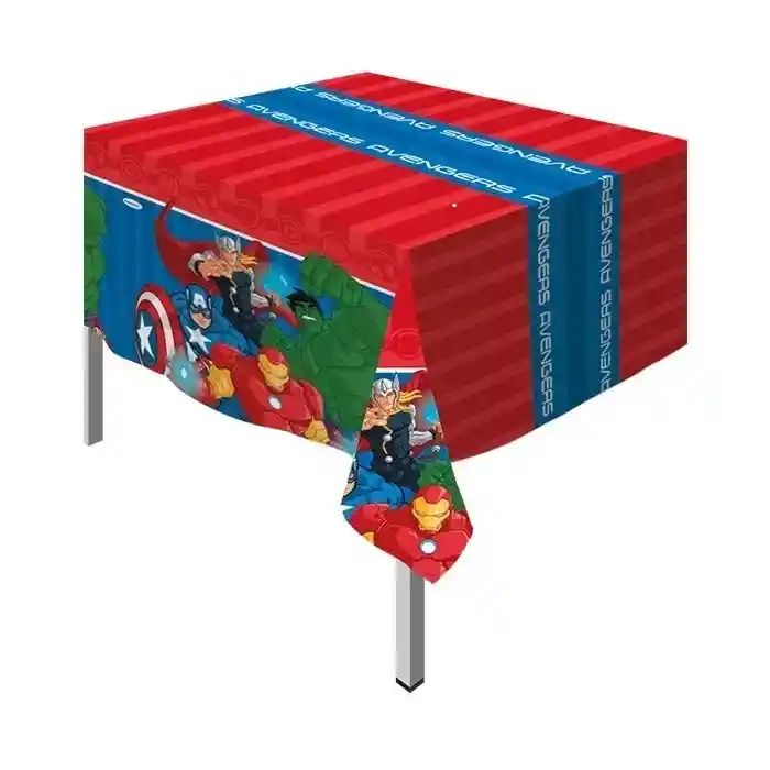 Mantel Plastico Rectangular Para Fiesta Avengers Sempertex