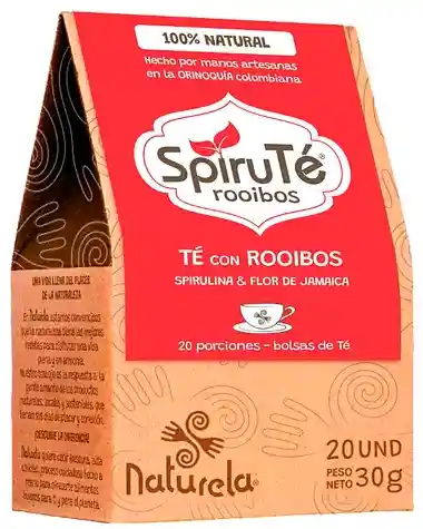 Spirute Te Rooibos Natural X20 Naturela 30g