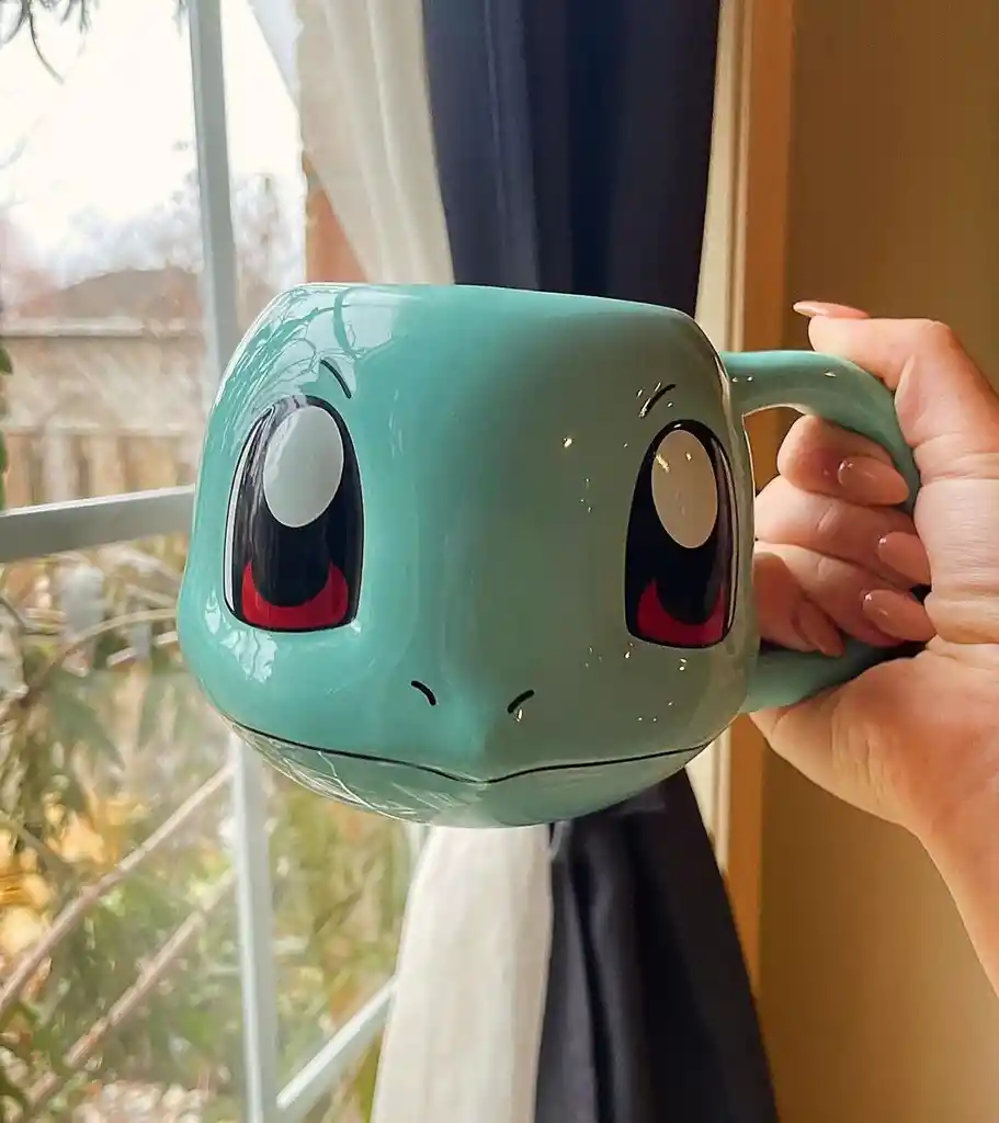 Mug Pocillo 3d Squirtle Pokemon