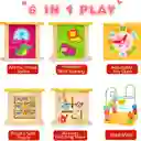 Cubo Laberinto 3d Didáctico Madera Reloj Montessori