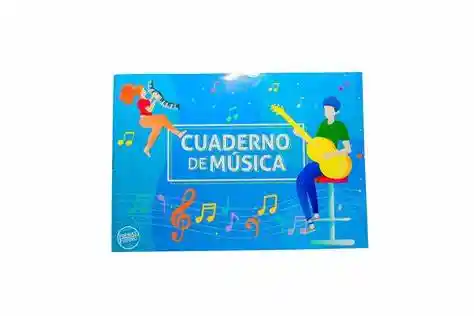 Cuadernillo De Musica Tamaño Media Carta Grapado