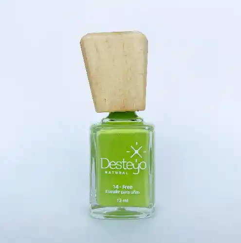 Esmaltes 10 Free Desteyo Natural Limon Verde