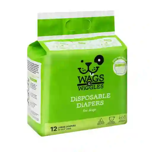 Wags Wiggles Panales Large X 12 Und
