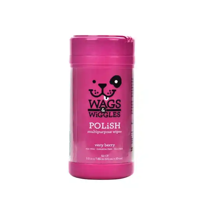 Wags Wiggles Pañitos Polish Cereza X 50 Uns En Tarro