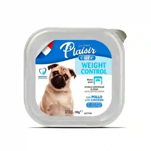 Plaisir Pate Dog Care Weight Control X 100 Gr