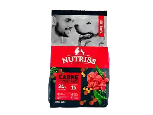 Nutriss Adulto Carne Y Vegetales X 20 Kl 63209