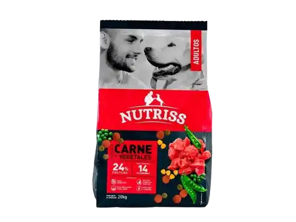 Nutriss Adulto Carne Y Vegetales X 20 Kl 63209