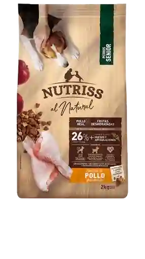 Nutriss Natural Perro Senior Pollo X 2kg