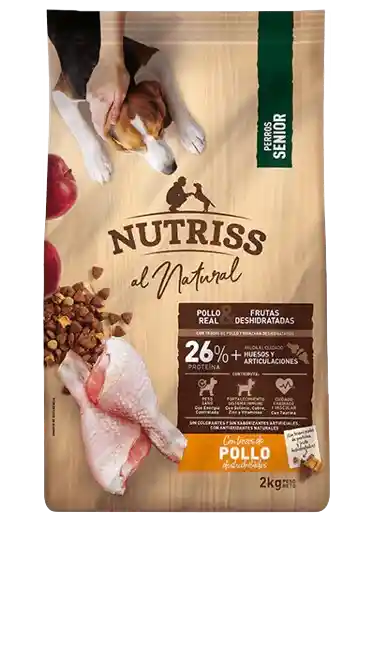 Nutriss Natural Perro Senior Pollo X 2kg