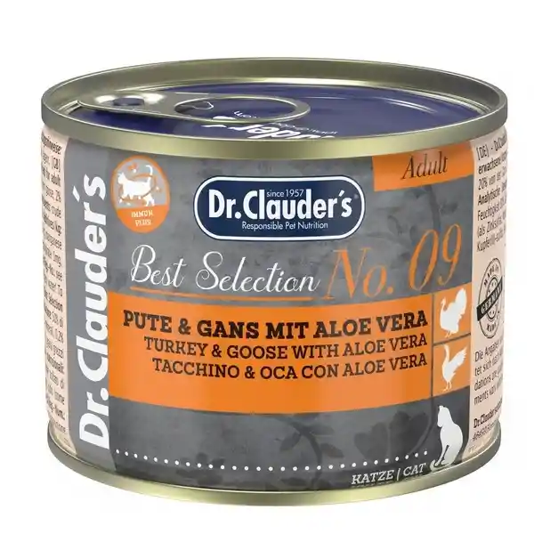 Dr.clauders Cat Adulto Pute Gans Mit Aloe Vera Lata X 200 Gr