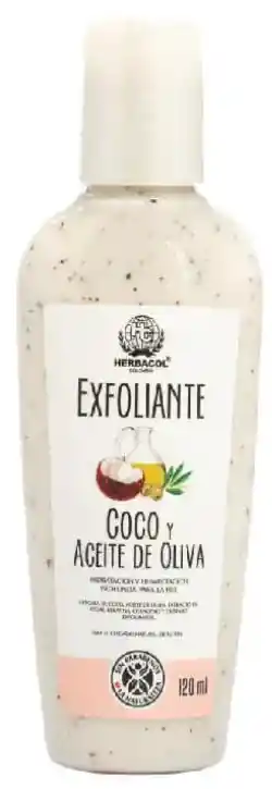 Exfoliante Coco Y Aceite De Oliva Herbacol 120ml