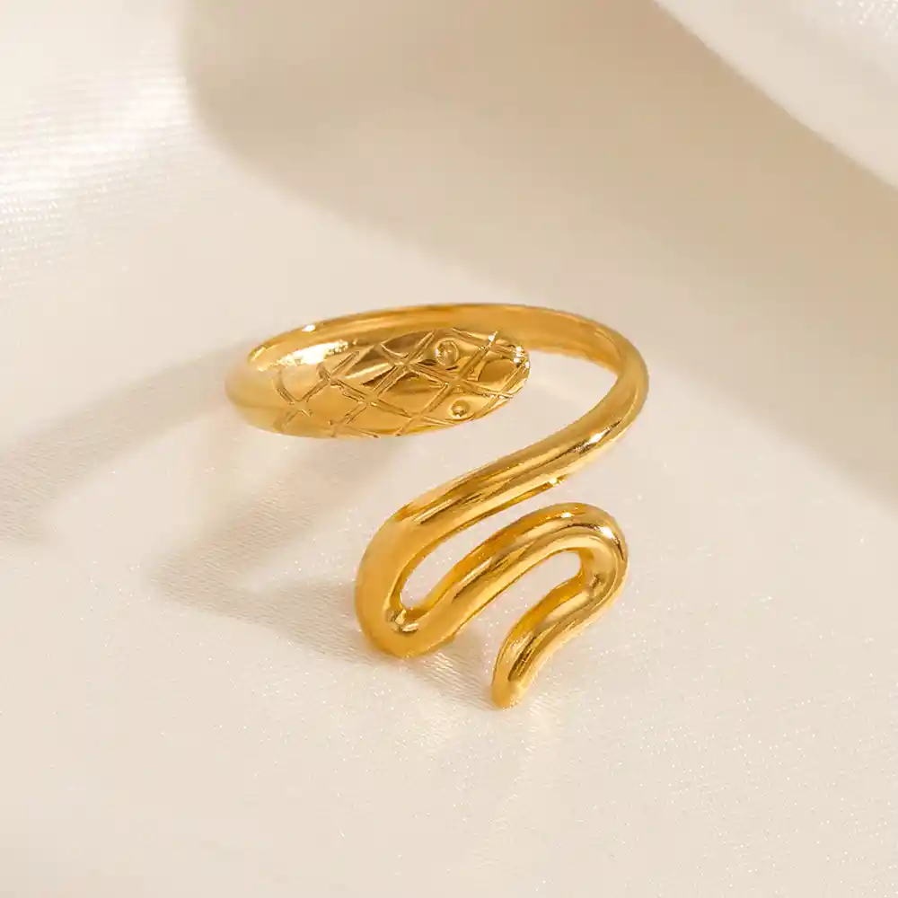 Anillo Serpiente Acero Inoxidable