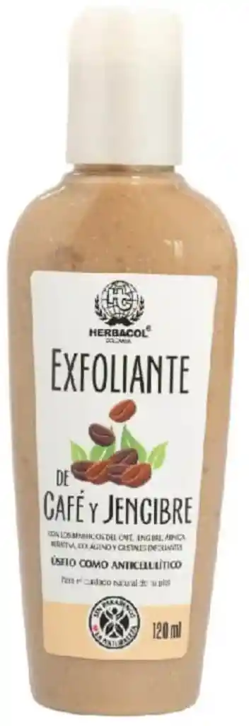 Exfoliante Café Y Jengibre Herbacol 120ml