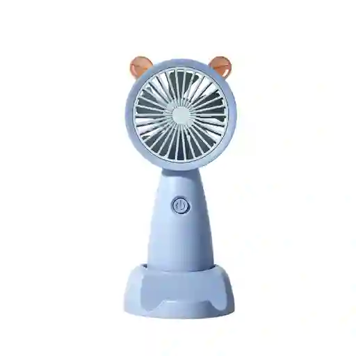 Mini Ventilador Portátil Recargable Con Base Para Celular