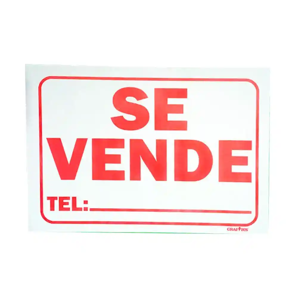Aviso De Se Vende 1/8
