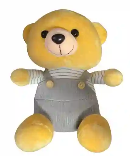 Peluche Oso Con Overol 23cm