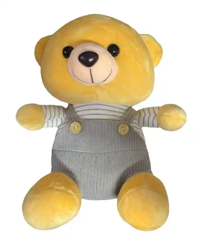 Peluche Oso Con Overol 23cm