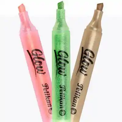 Caja De Resaltador Pelikan Escarchado Glow X 6 Unidades