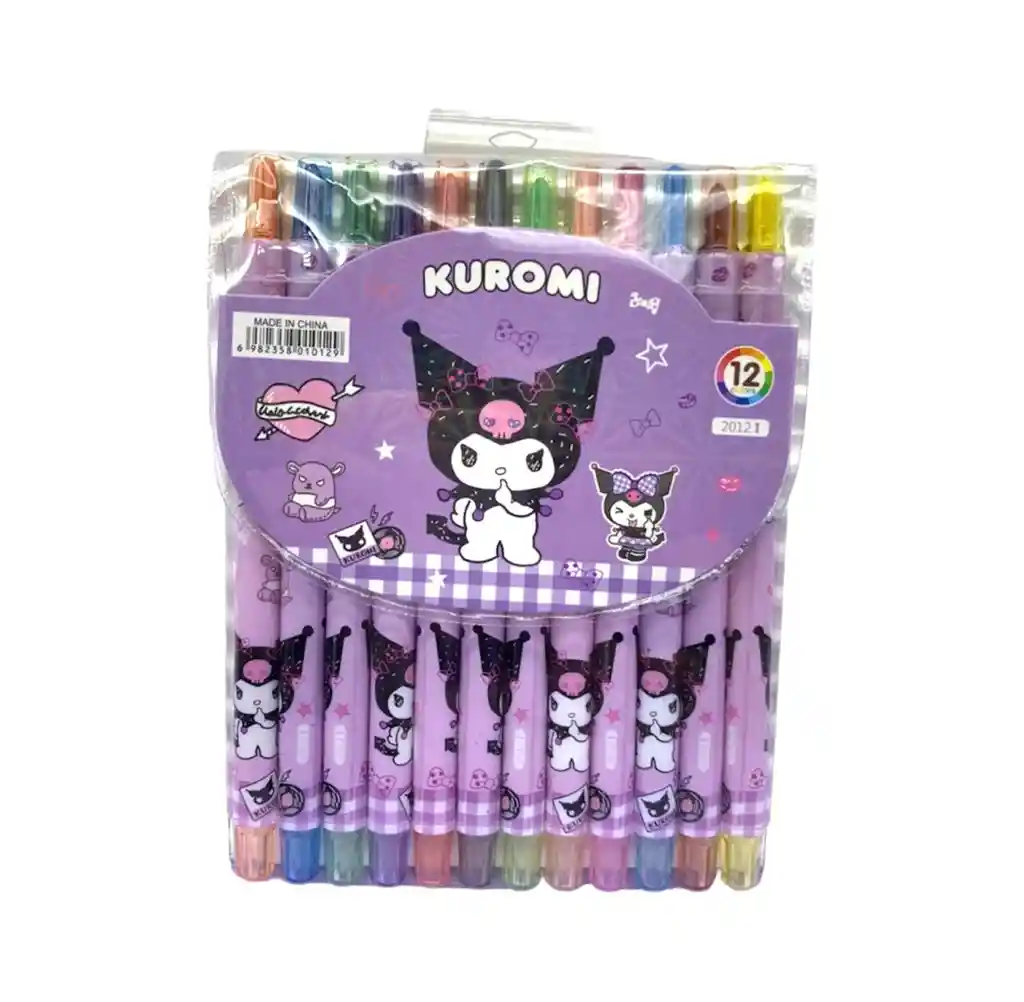 Crayolas Sanrio X12 Kuromi