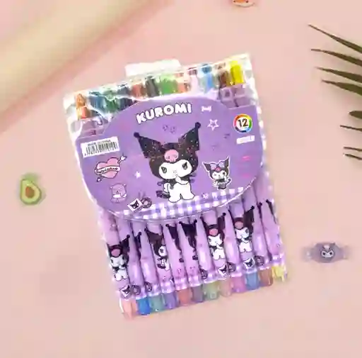 Crayolas Sanrio X12 Kuromi