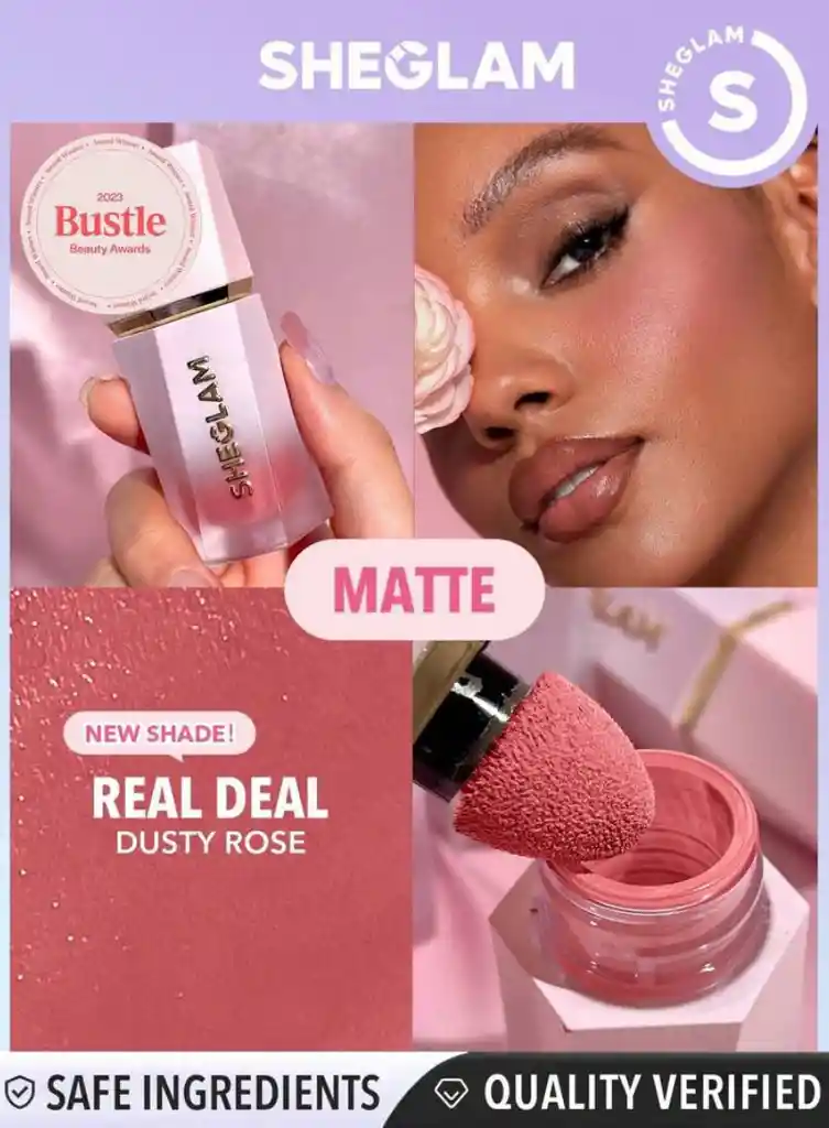 Rubor Líquido Color Bloom Sheglam Tono Real Deal