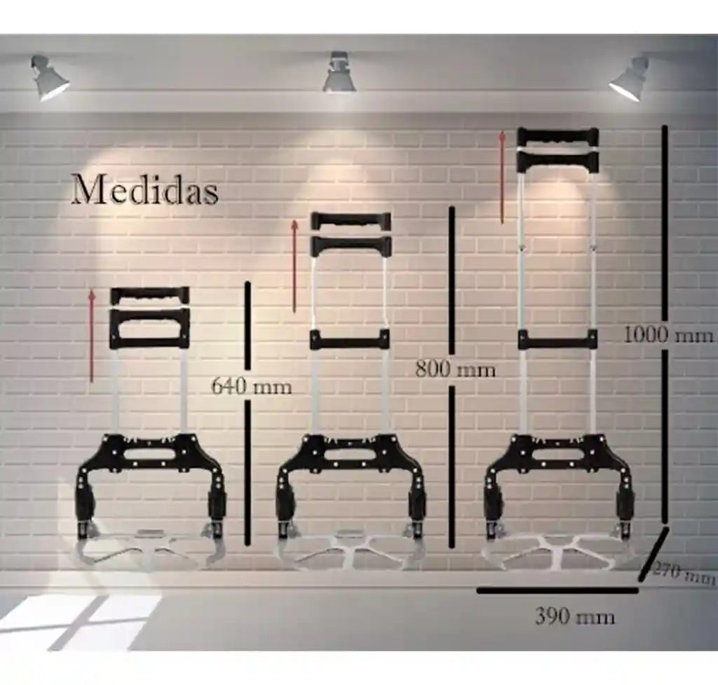 Carreta Plegable Multifunciones De 80kg + Pulpo