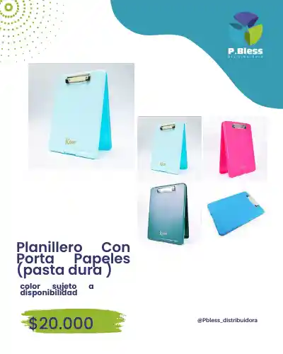 Planillero Con Porta Papeles