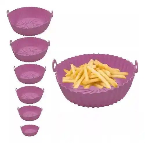 Kit Molde Protector De Silicona Airfryer X 6 Pzas Freidora