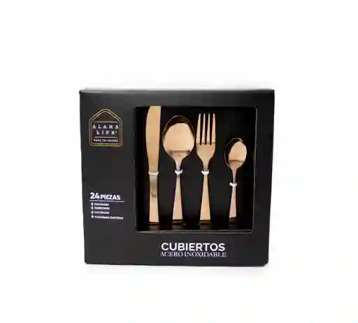 Set De Cubiertos X 24 Piezas -milán