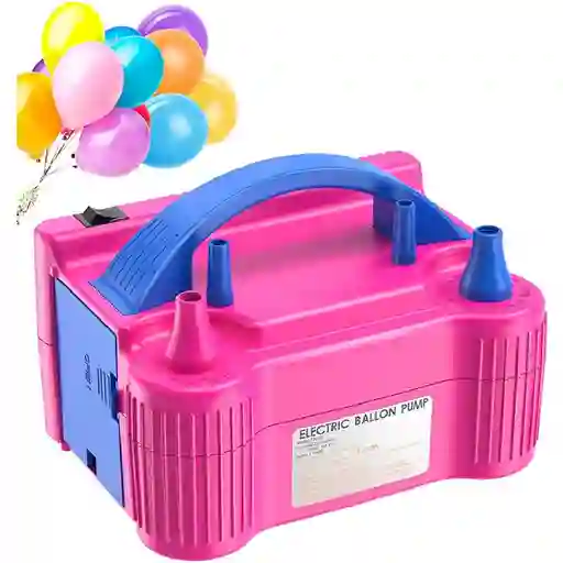 Inflador De Globos Electrico 600 Watts Doble Boquilla Bombas 110v
